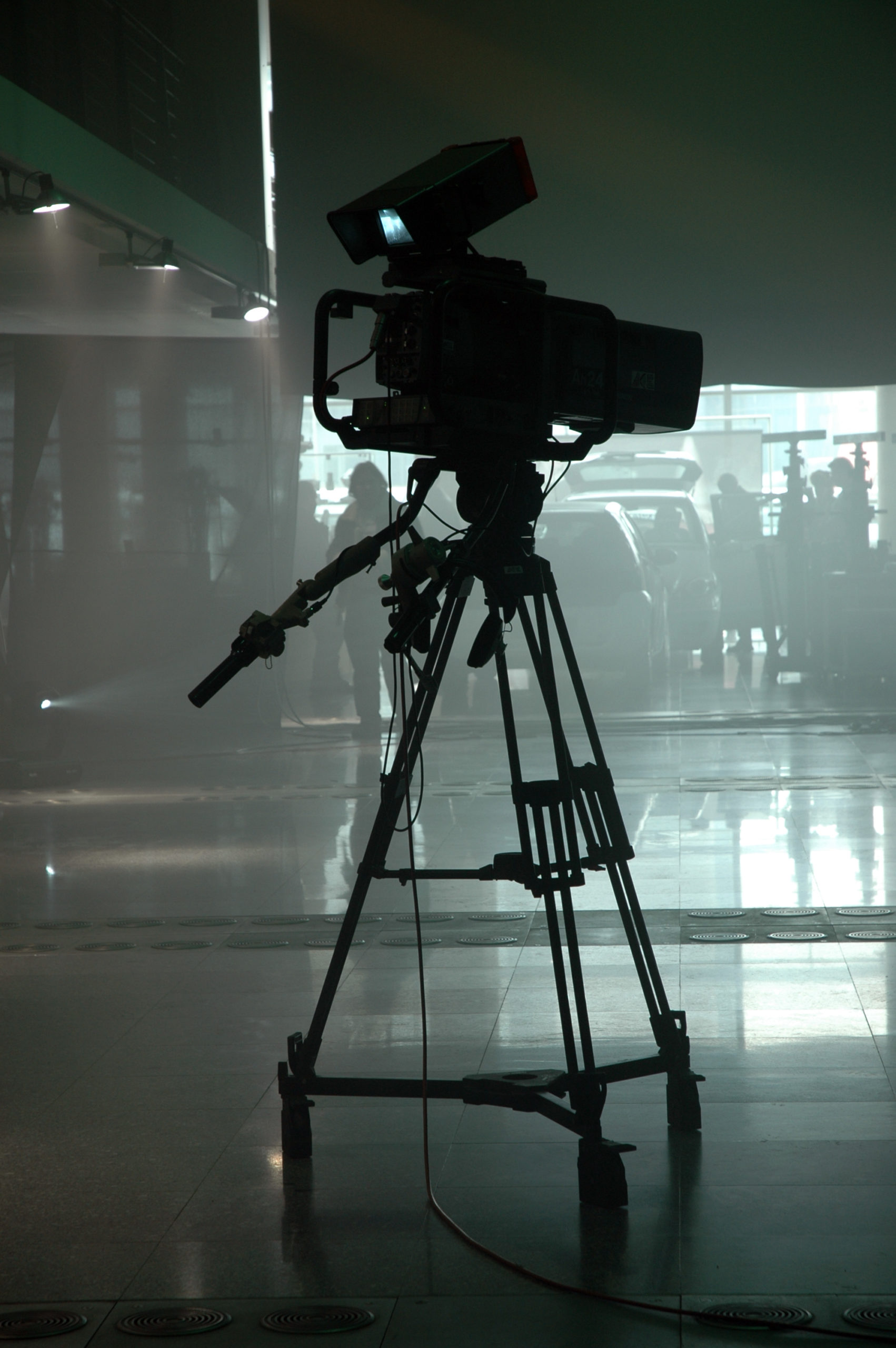 Television,camcorder,in,a,studio
